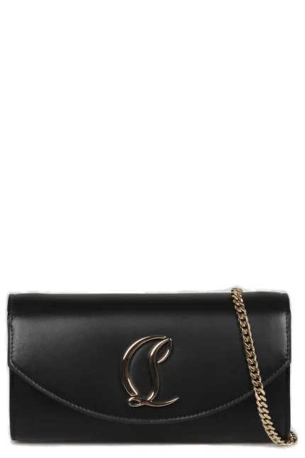 Christian Louboutin Loubi54 Logo Plaque Wallet