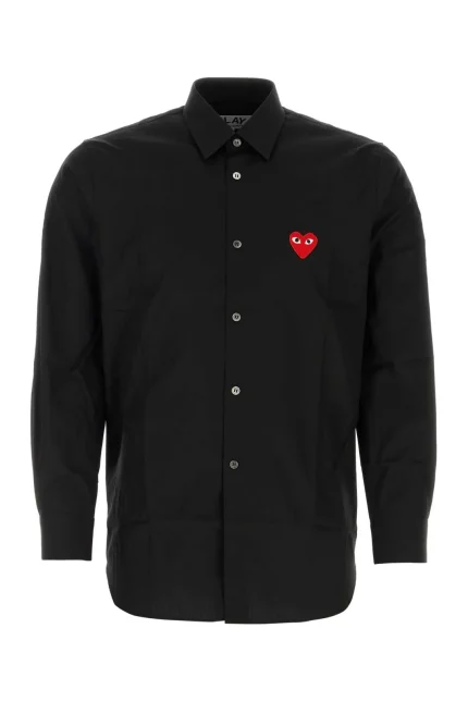 Comme des Garçons Play Heart Embroidered Shirt