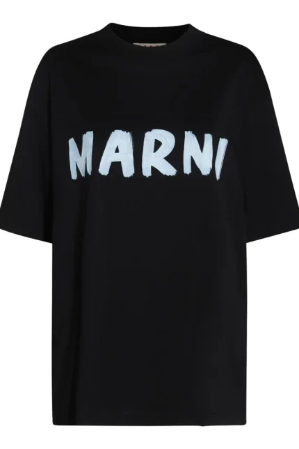 Marni Logo Printed Crewneck T-Shirt
