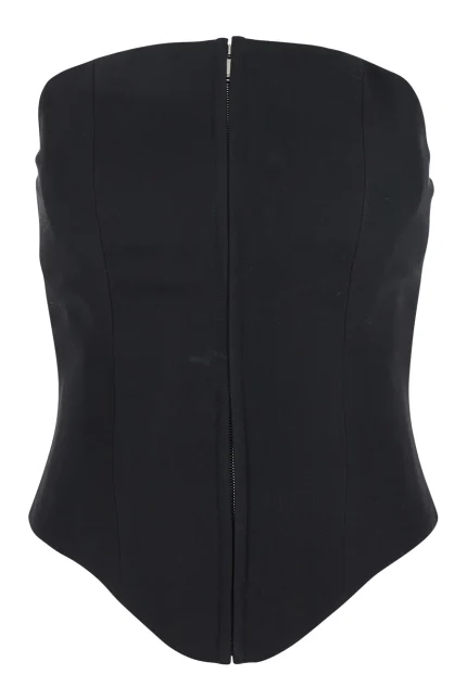Alexander McQueen Zipped Corset Top