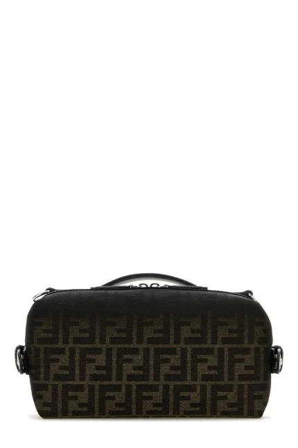 Fendi FF Jacquard Eclissi Fendi Siesta Small Clutch Bag