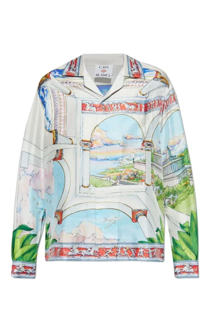 Casablanca Le Passage Satin Shirt