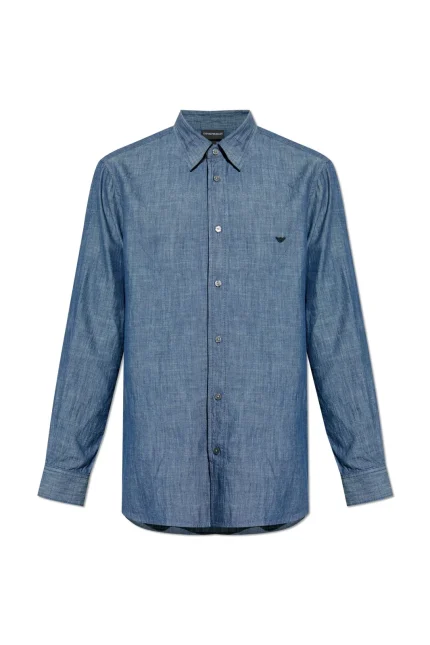Emporio Armani Shirt With Embroidered Logo