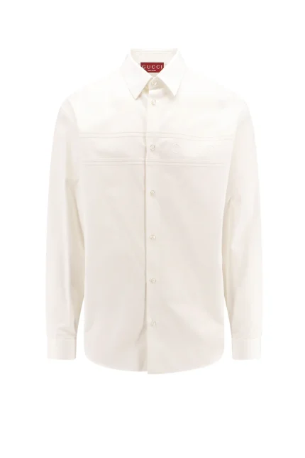 Gucci Collared Long-Sleeve Shirt
