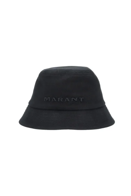 Isabel Marant Logo Embroidered Bucket Hat