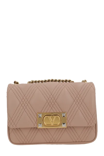 Valentino Garavani Rockstud Foldover Top Shoulder Bag