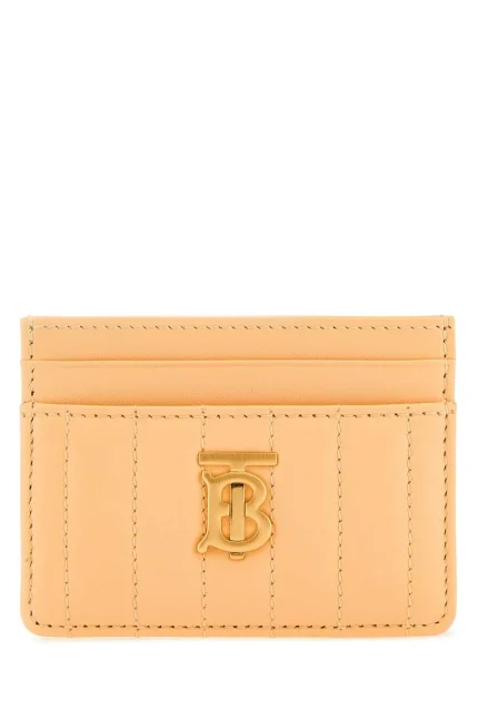 Burberry Lola Monogram Plaque Quilted Cardholder