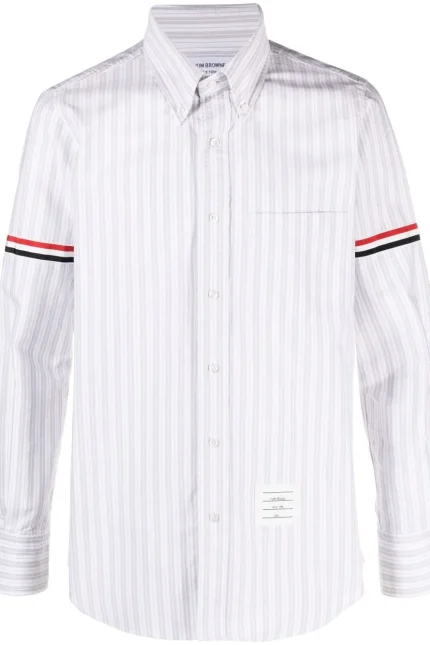 Thom Browne Striped Buttoned Shirt