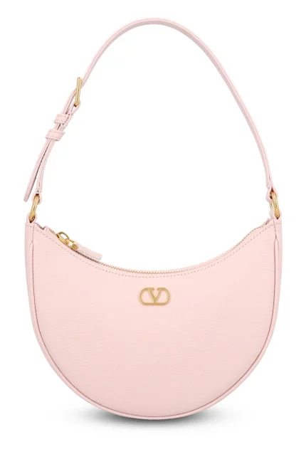 Valentino VLogo Signature Zip-Up Mini Hobo Bag