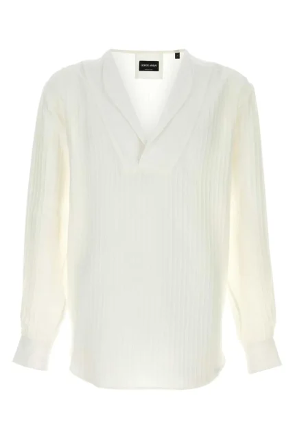 Giorgio Armani Classic Pleated Shirt
