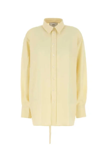 AMI Back Slit Loose Shirt