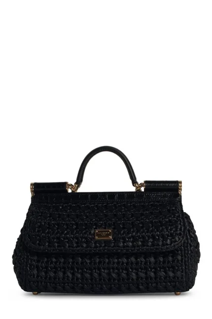 Dolce & Gabbana Logo Plaque Top Handle Bag
