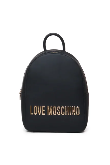 Love Moschino Logo-Lettering Zipped Backpack