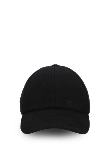Saint Laurent Vintage Logo Embroidered Baseball Cap