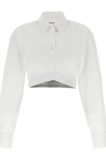 Alexander Wang Long-Sleeved Cropped Shirt
