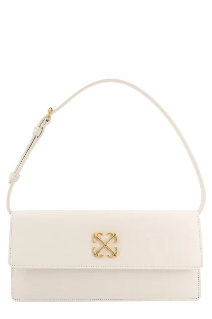 Off-White Jitney 1.0 Logo Plaque Small Shoulder Bag