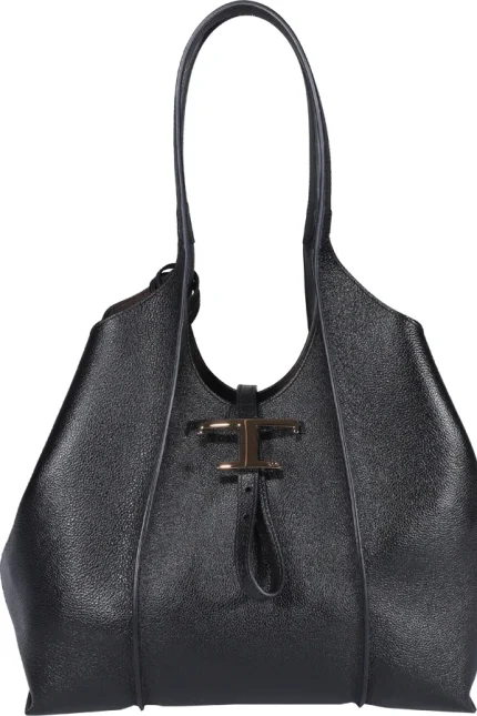 Tod's T-Timeless Logo Detailed Small Tote Bag