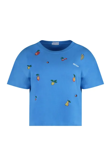Mother The Grab Bag Fruit Cocktail Cropped T-Shirt