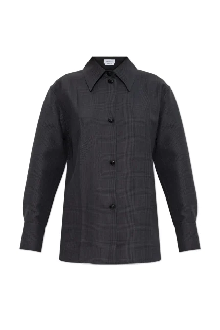 Alexander McQueen Check Pattern Button Shirt