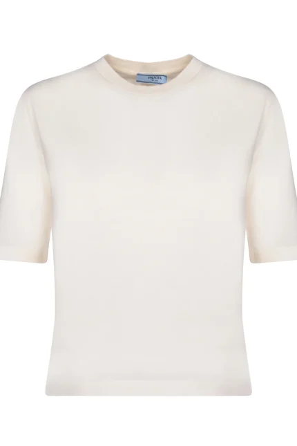 Prada Short-Sleeved Crewneck T-Shirt