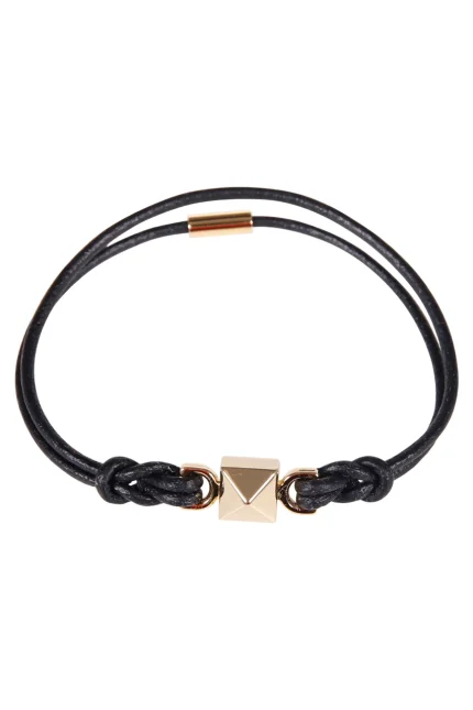 Valentino Garavani Rockstud Logo Engraved Bracelet