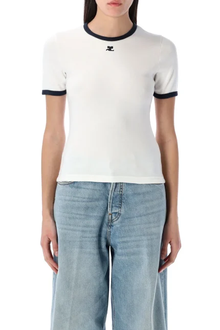 Courrèges Heritage Crewneck T-Shirt