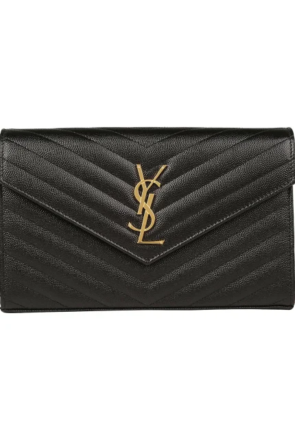 Saint Laurent Monogram Chain Wallet