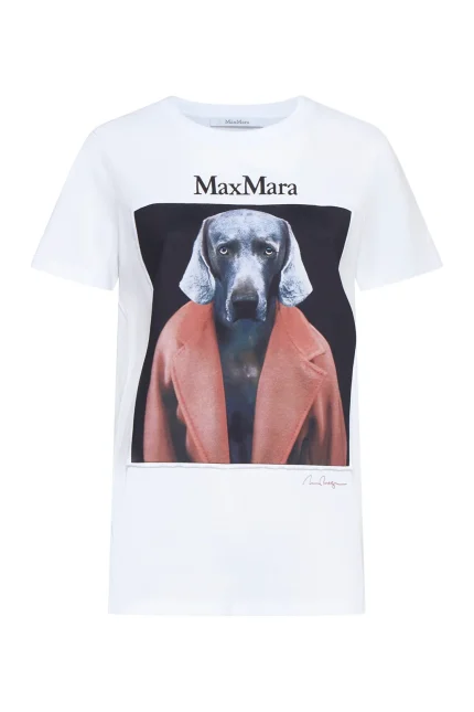 Max Mara Graphic Printed Crewneck T-Shirt