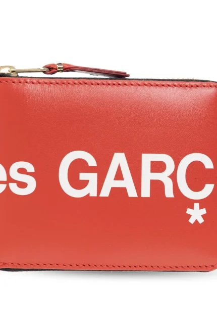 Comme des Garçons Wallet Logo Printed Zip-Around Bi-Fold Wallet