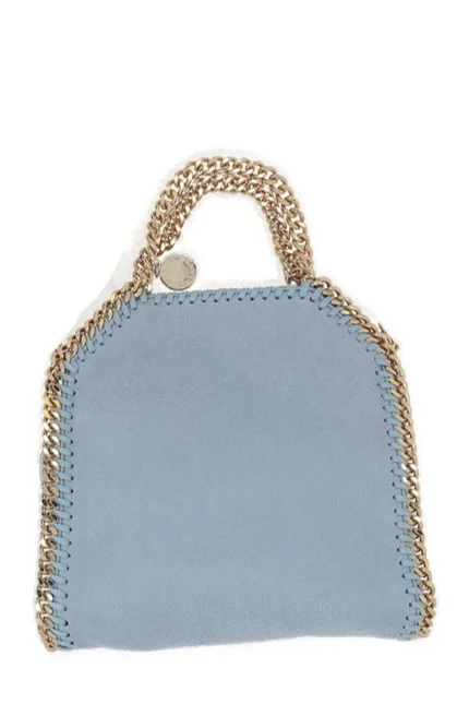 Stella McCartney Whipstitch-Chain Small Top Handle Bag