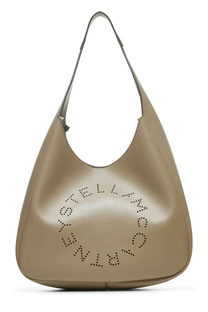 Stella McCartney Logo Slouchy Hobo Tote Bag