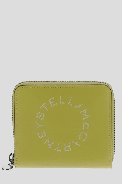 Stella Mccartney Logo-Printed Zip-Around Wallet
