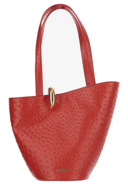 Jacquemus The Medium Bambola Asymmetric Bucket Bag