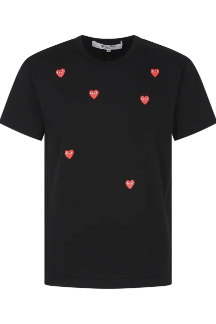 Comme des Garçons Play Heart Printed Crewneck T-Shirt