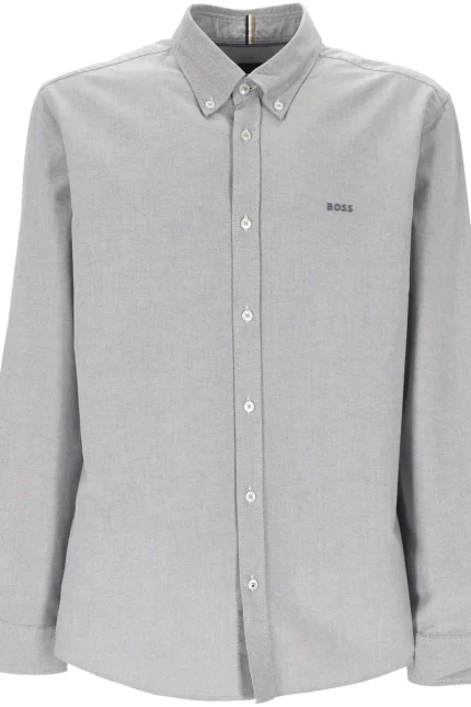 Boss Hugo Boss Logo Embroidered Buttoned Shirt
