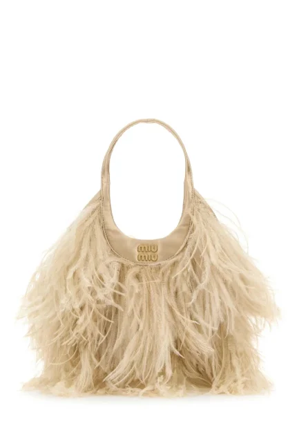 Miu Miu Logo-Lettering Tote Bag