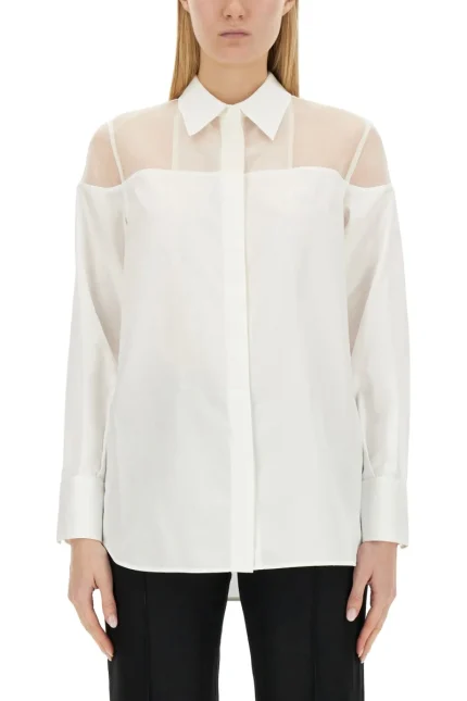 Helmut Lang Long-Sleeved Tuxedo Shirt