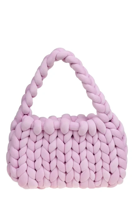 Mc2 Saint Barth Anais Tricot Knitted Shoulder Bag