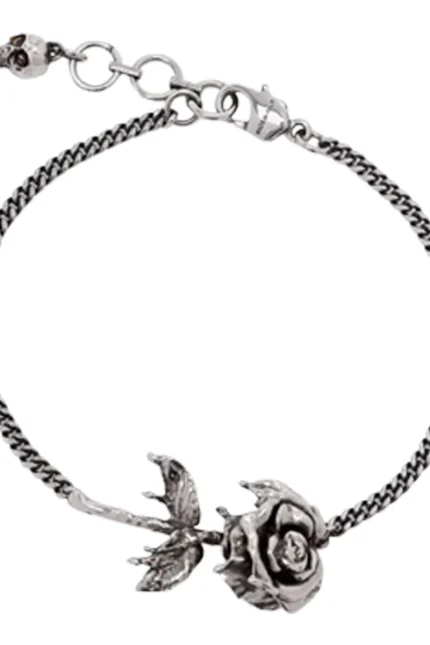 Alexander McQueen Dipped Rose Bracelet