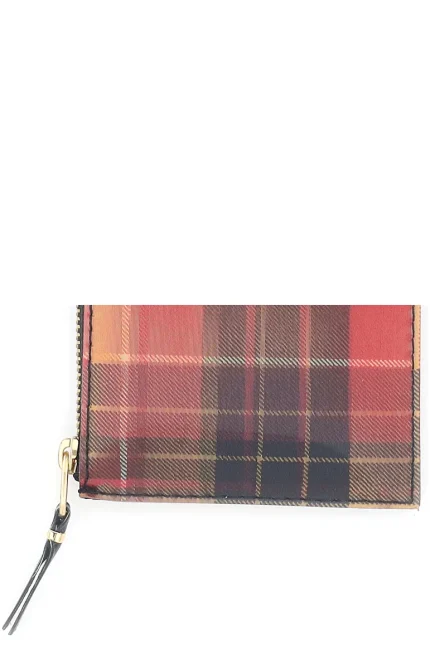 Comme des Garçons Wallet Checked Zipped Wallet