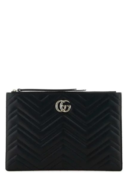 Gucci GG Marmont Chevron Large Pouch