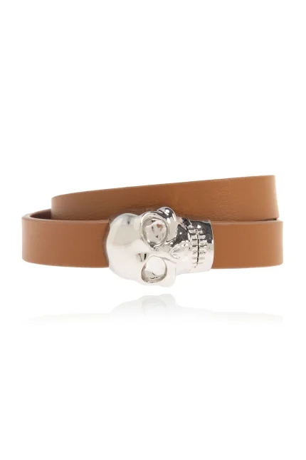 Alexander McQueen Skull Double Wrap Bracelet