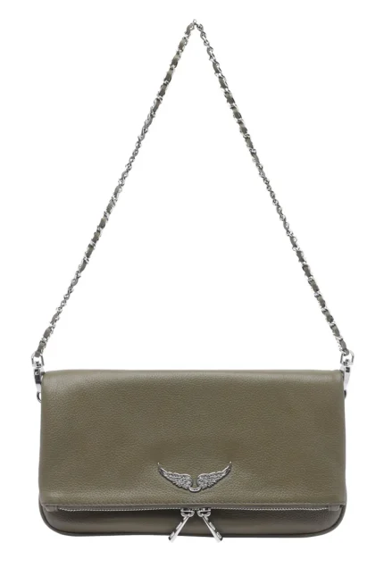 Zadig & Voltaire Rock Logo Plaque Shoulder Bag