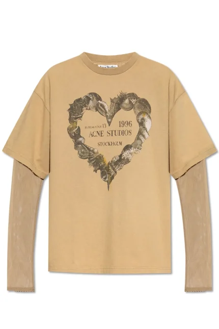 Acne Studios Layered Printed T-Shirt