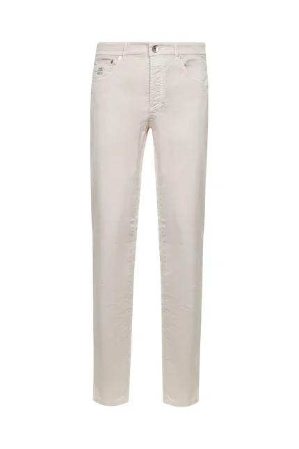 Brunello Cucinelli Logo-Patch Trousers