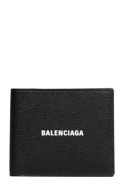 Balenciaga Logo Print Bifold Wallet