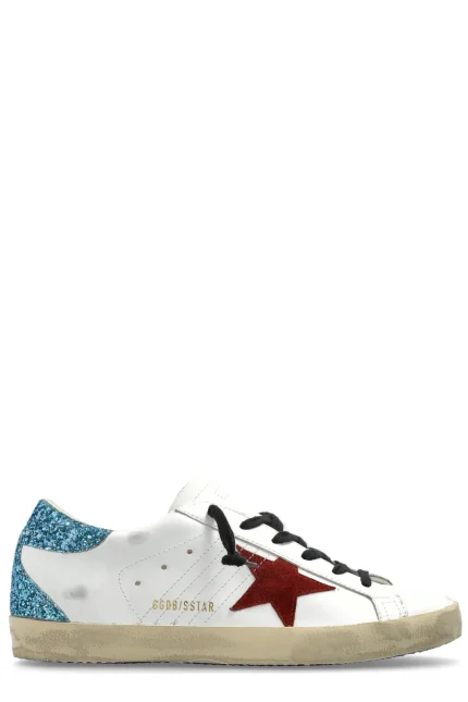 Golden Goose Deluxe Brand Super Star Glittered Sneakers