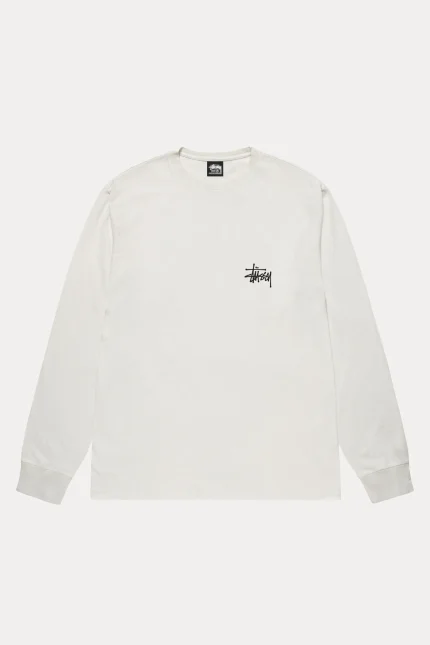 BASIC STÜSSY LS TEE PIGMENT DYED