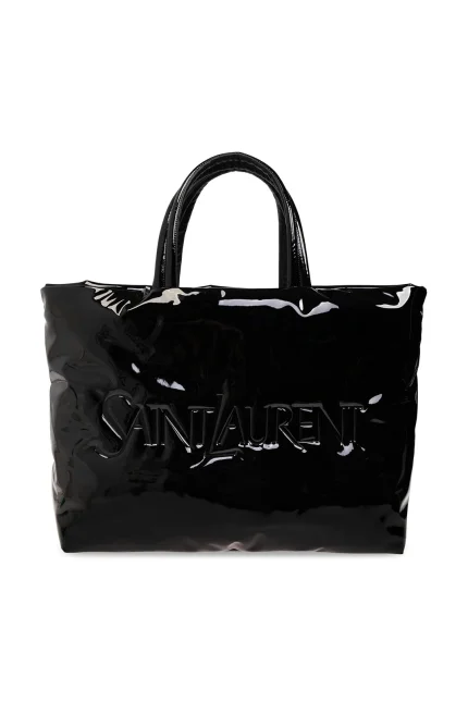 Saint Laurent Logo Detailed Maxi Tote Bag