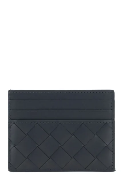 Bottega Veneta Woven Patterned Card Holder